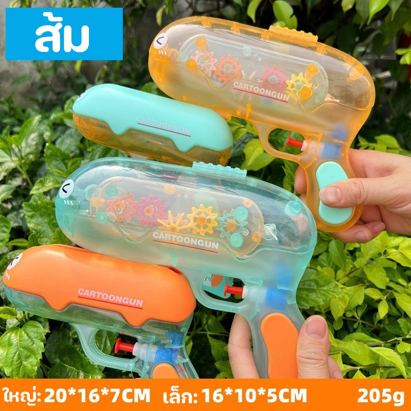 ปืนฉีดน้ำรูปการ์ตูน 2-in-1 ของเล่นปืนฉีดน้ำสำหรับเทศกาลน้ำ ของเล่นสำหรับเด็ก - 图片8