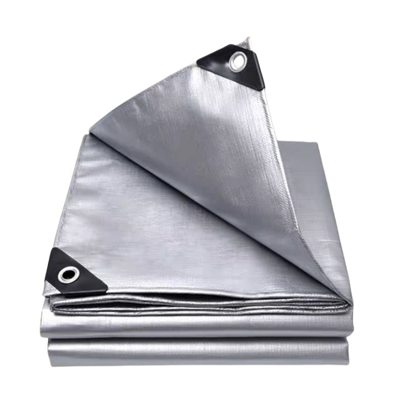 ผ้าใบกันน้ำและกันแดด กันน้ำได้ 100% ผลิตจากวัสดุ PE (มีรูระบายอากาศ)