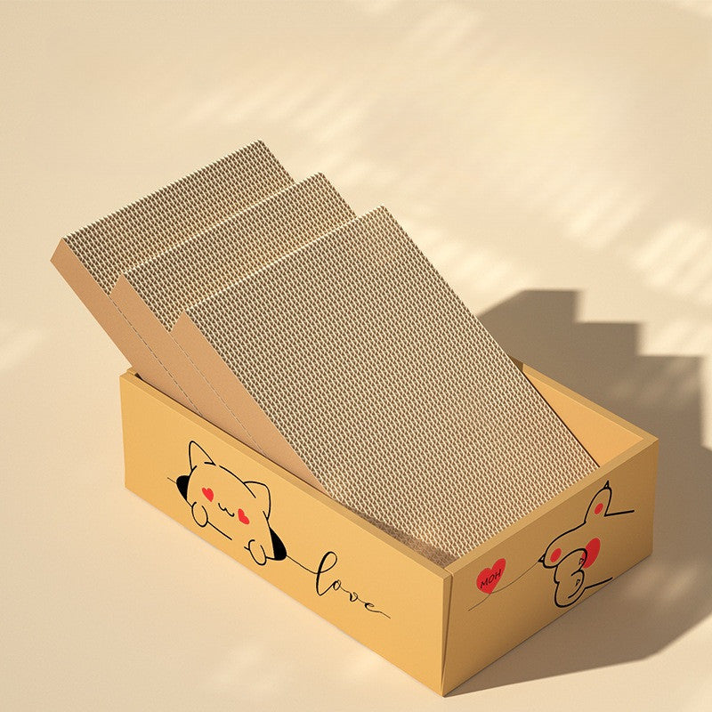 ที่นอนแมว 3in1: ที่นอนแมว, เสาลับเล็บ, ที่นอนแมว และแผ่นรองลับเล็บ - 图片4