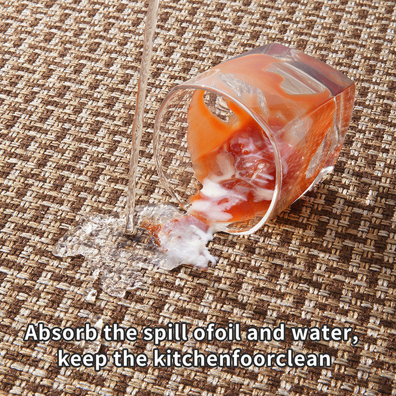 ผ้าลินินดูดน้ำกันลื่นพรมห้องครัว - 图片3