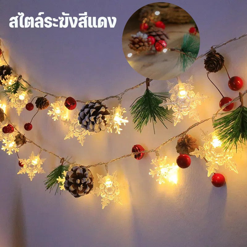 ไฟ LED หลากสีขนาดเล็กสไตล์คริสต์มาส - 图片38