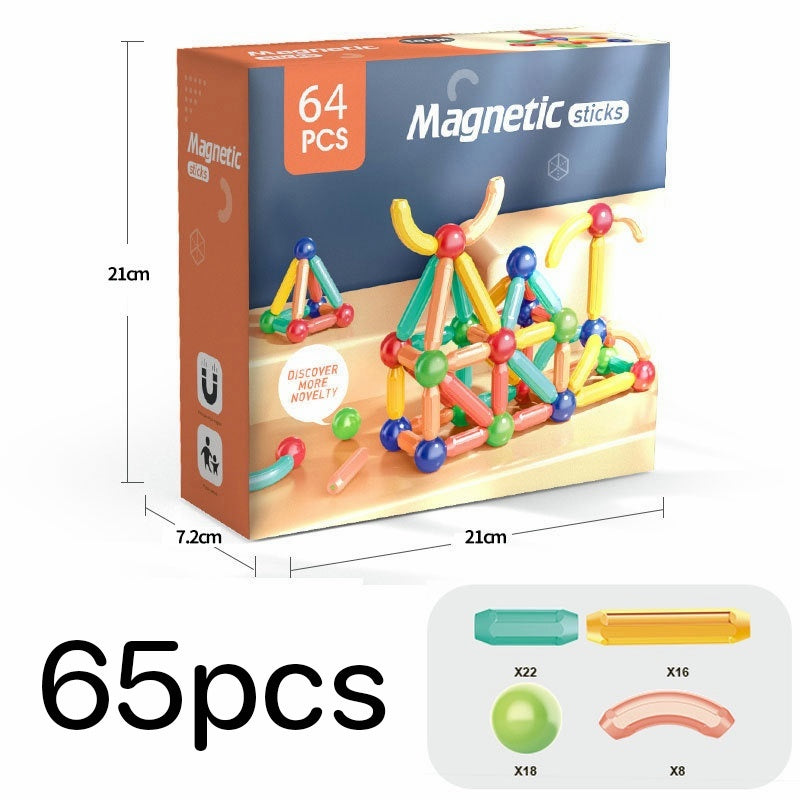 ของเล่นเด็ก เสริมทักษะ บล็อกตัวต่อแม่เหล็ก สร้างจินตนาการ เกมสมอง - 图片7