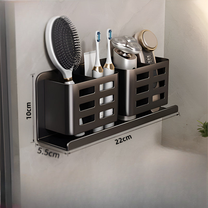 ที่แขวนติดผนังห้องน้ำ ที่ใส่หวี กล่องเก็บของอเนกประสงค์ - 图片9