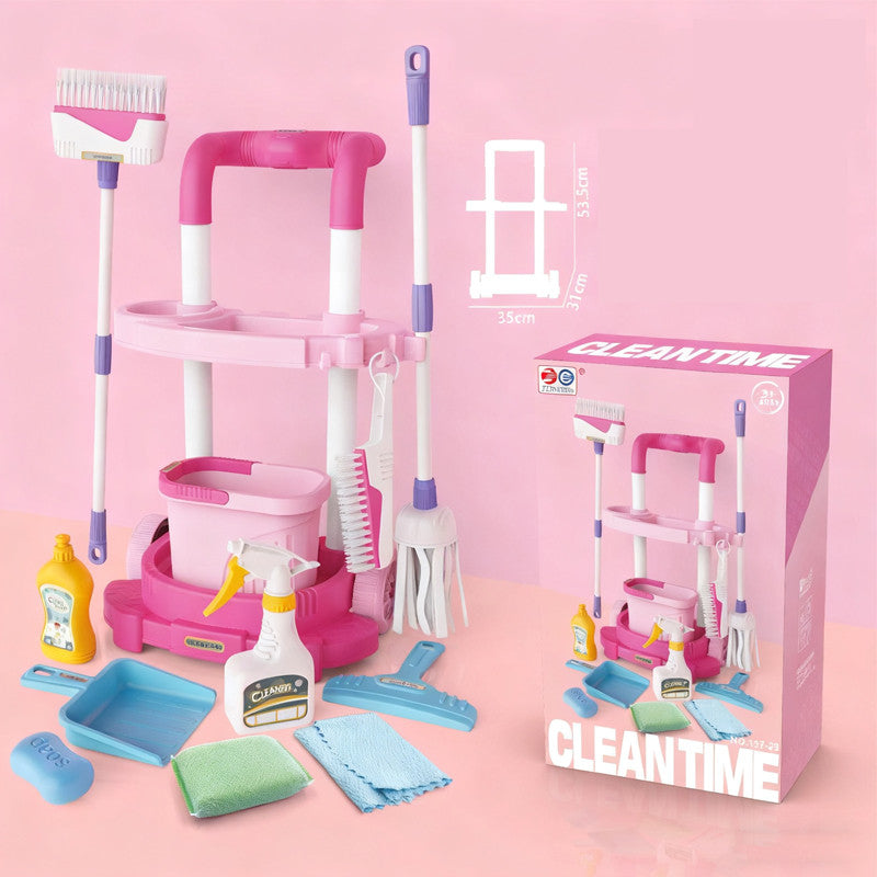 ชุดอุปกรณ์ทำความสะอาดของเล่นเด็ก ของเล่นเด็ก