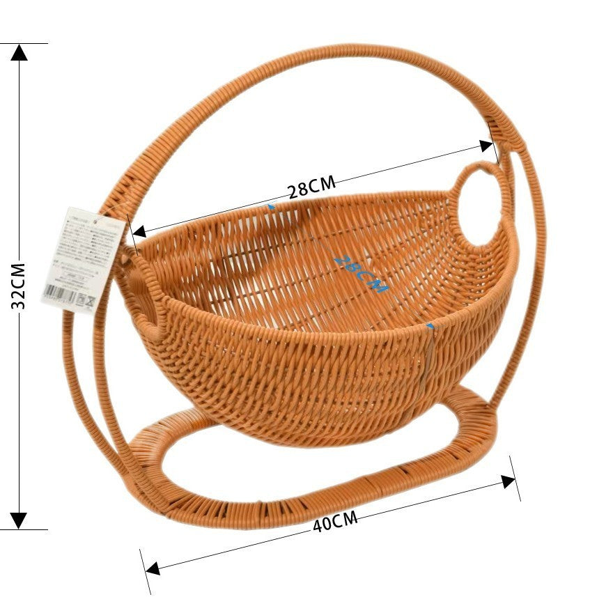 หวายแมวกรง เตียงแมวขนาดใหญ่ ตะกร้าแขวน วัสดุธรรมชาติ สานกึ่งปิด ตะกร้าแขวนฤดูร้อน