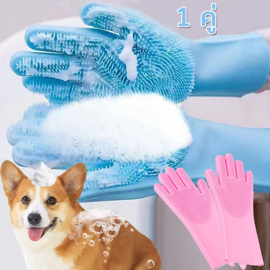 ถุงมืออาบน้ำสัตว์เลี้ยง - 主图