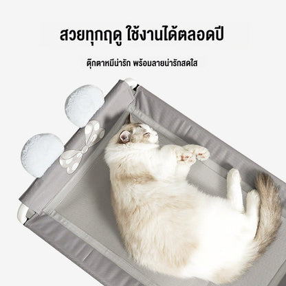 ที่นอนสัตว์เลี้ยง, ที่นอนสุนัขแบบยกสูง, ที่นอนสุนัขทำจากผ้าตาข่ายระบายอากาศ - 图片1