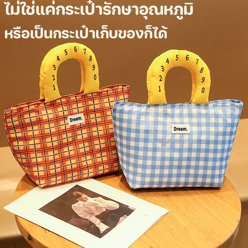 กระเป๋าใส่กล่องอาหารกลางวันแบบเก็บความเย็นความจุขนาดใหญ่ - 图片5