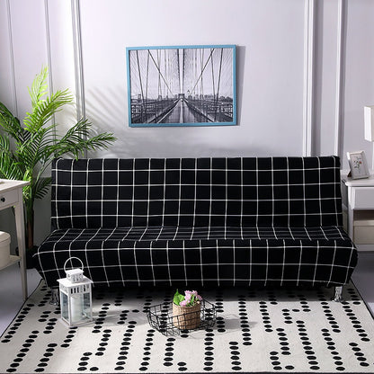 ผ้าคลุมโซฟาเบดแบบไม่มีที่วางแขน สไตล์เรโทร - 图片9