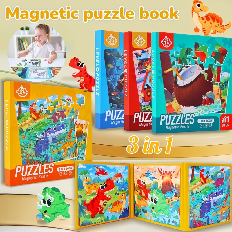 หนังสือปริศนาตัวต่อแม่เหล็กขั้นสูง - 图片1