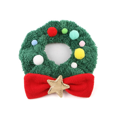 ผ้าพันคอสัตว์เลี้ยงคริสต์มาสและปลอกคอแมว/สุนัข - 图片30