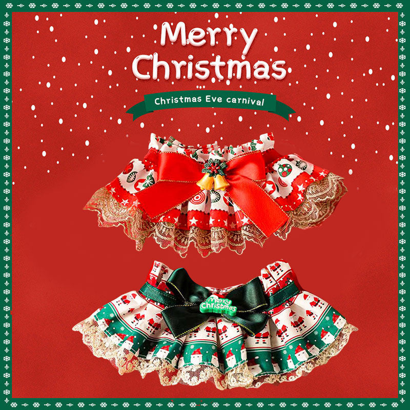 ปลอกคอสัตว์เลี้ยงสไตล์คริสต์มาส - 主图