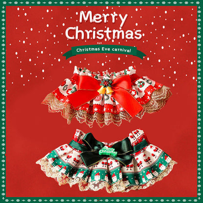 ปลอกคอสัตว์เลี้ยงสไตล์คริสต์มาส - 主图