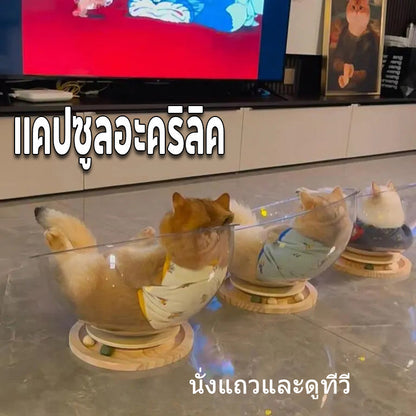 ที่นอนแมวแคปซูลอวกาศ 2-in-1 - 图片2