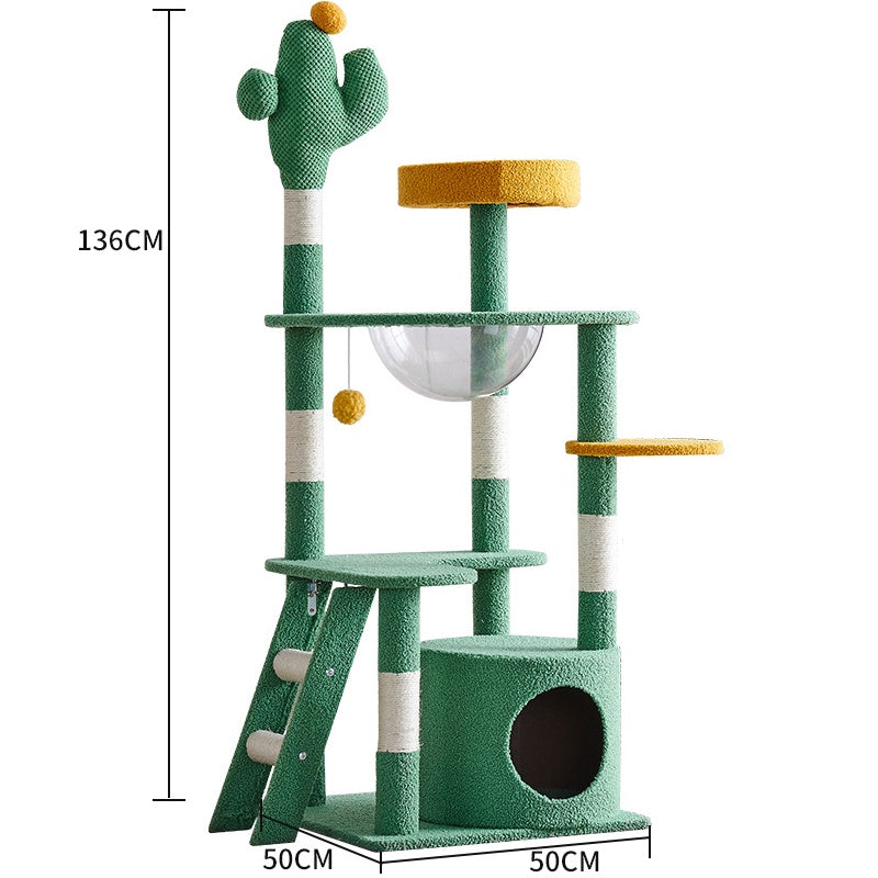 เสาสำหรับแมวข่วน 5 in 1 อพาร์ตเมนต์แมว - 图片6