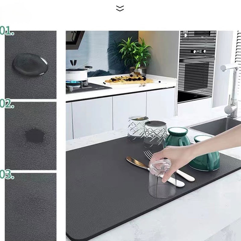 แผ่นยางซับน้ำในครัว - 图片3