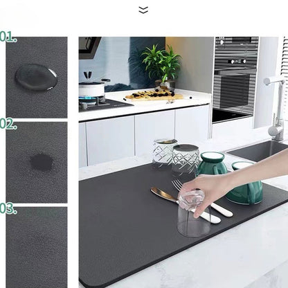 แผ่นยางซับน้ำในครัว - 图片3