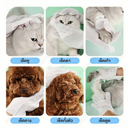 ถุงมือทำความสะอาดสัตว์เลี้ยง - 图片4