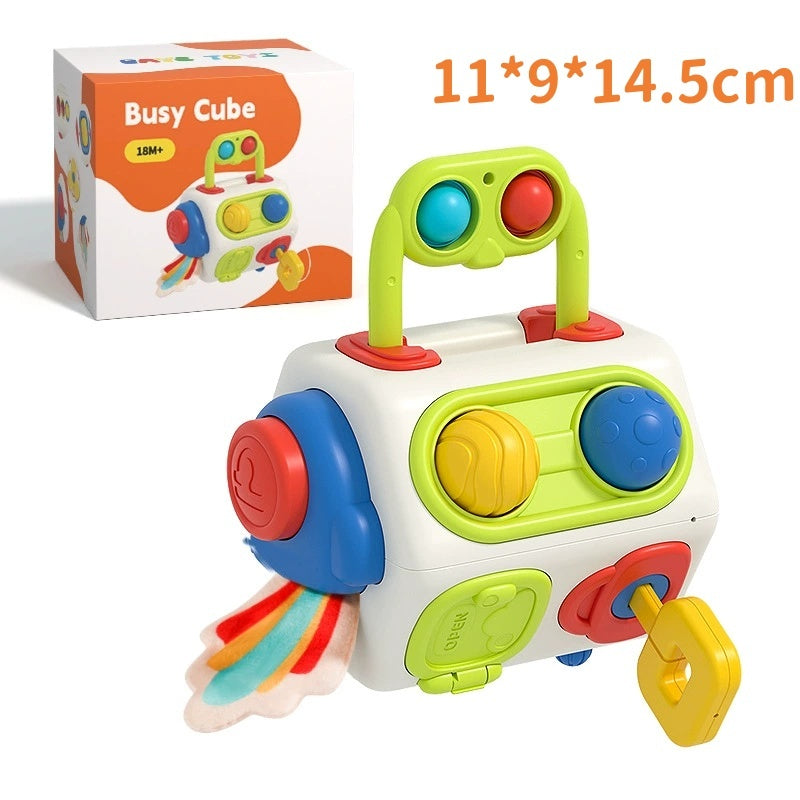 กล่องของเล่นเสริมการเรียนรู้สำหรับเด็ก กล่องกิจกรรมหกด้าน - 图片7