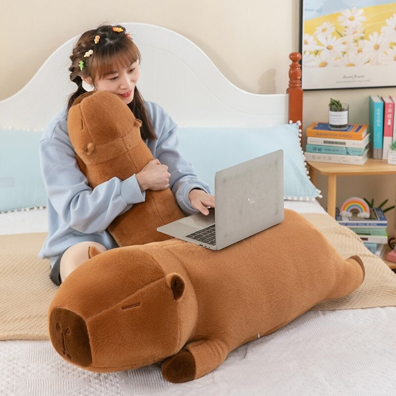 ตุ๊กตาหมอนรูปคาปิบารา นุ่มนิ่มน่ารัก - 图片1