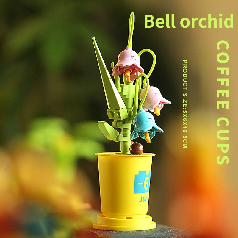 ช่อดอกไม้ DIY บล็อกตัวต่อ - 图片11