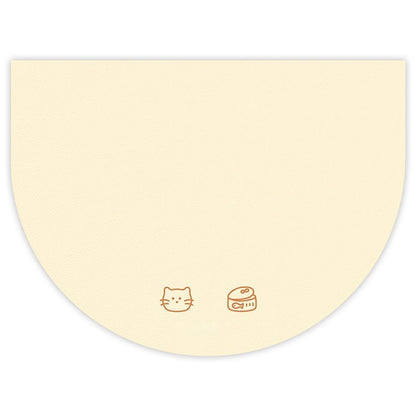 แผ่นรองชามอาหารสัตว์เลี้ยง ป้องกันการหก ขนาด 45*30 ซม. - 图片20