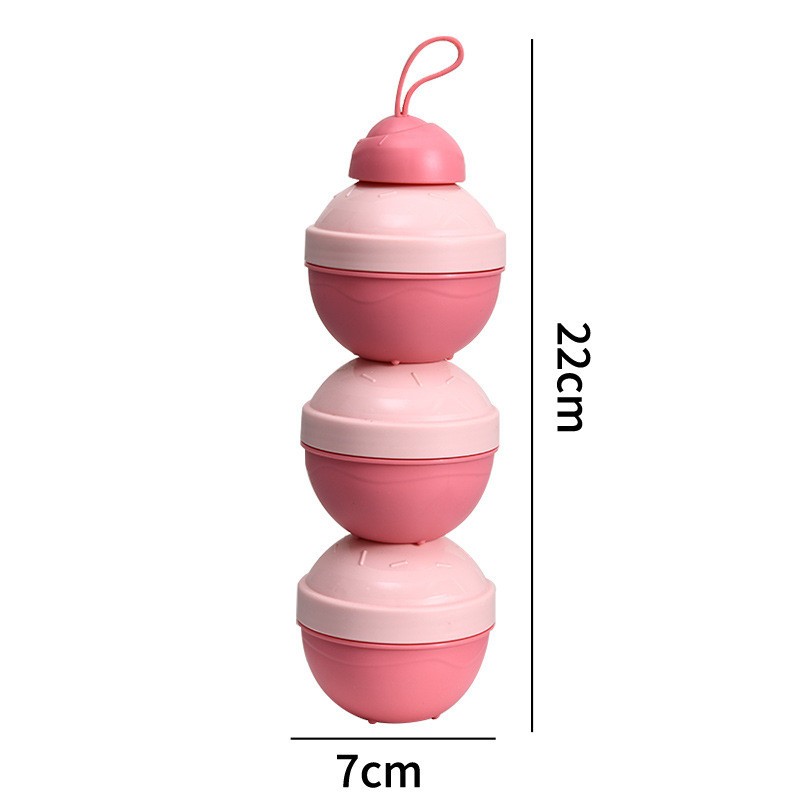 กล่องใส่ผงนมพกพา 3/4 ชั้น - 图片16