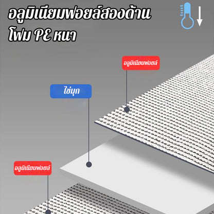แผ่นฟอยล์อลูมิเนียมหนาสำหรับบังแดดสามารถกันความร้อนได้ถึง 99% - 图片2