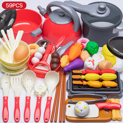 ชุดของเล่นครัวสำหรับเด็ก 28/61/71/86 ชิ้น ของเล่นทำอาหาร จำลองการทำอาหาร - 图片15