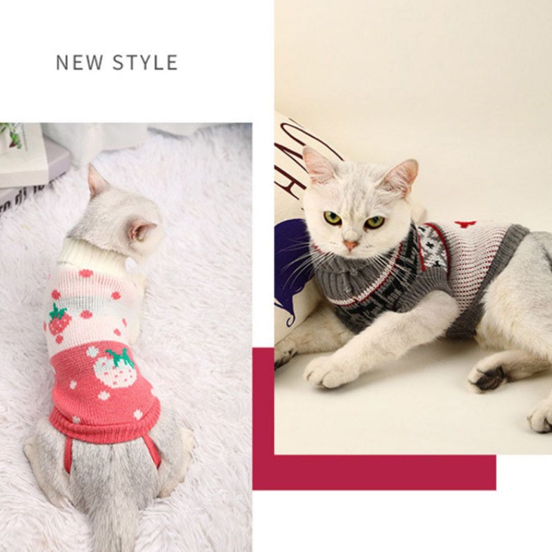 เสื้อผ้าแมวเนื้อนุ่ม น่ารัก อบอุ่น - 图片2