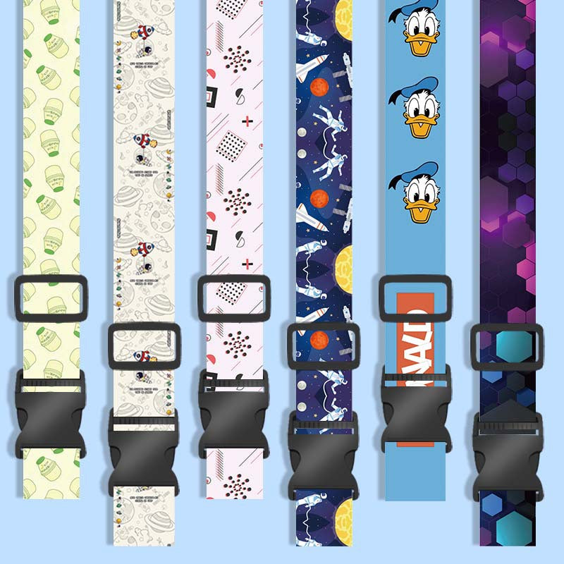 สายรัดกระเป๋าเดินทางลายการ์ตูน ปรับความยาวได้ - 图片2