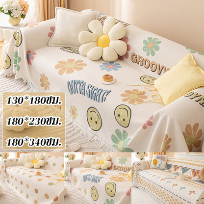 ผ้าคลุมโซฟา - ทนทานต่อการเสียดสี ใช้งานได้นาน ไม่ยับง่าย และนุ่ม - 主图