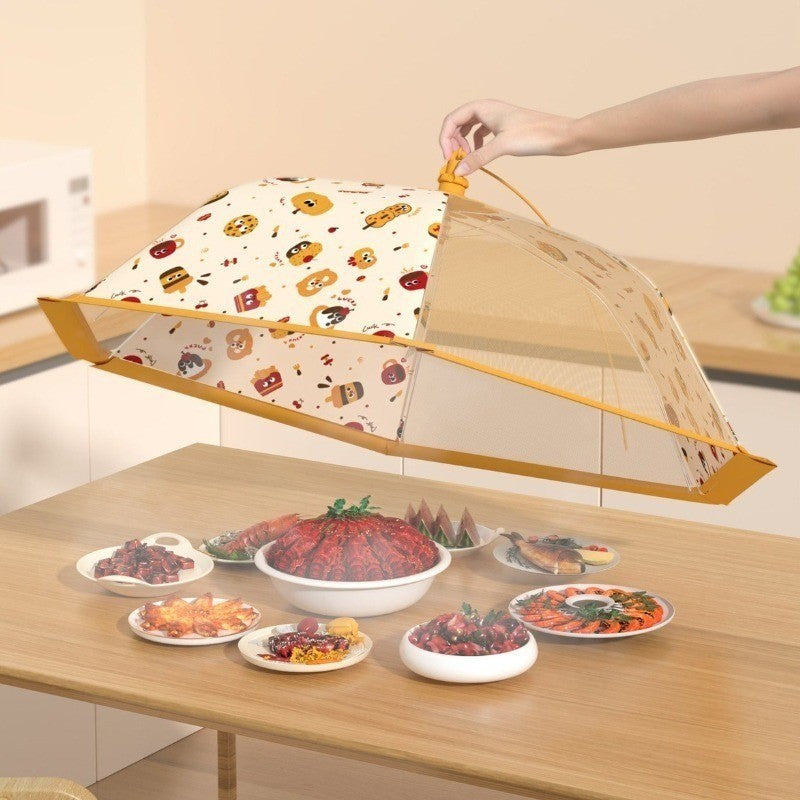 ตาข่ายคลุมอาหาร ฝาอาหารพับได้ - 图片5