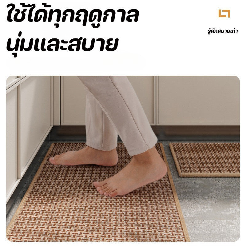 ผ้าลินินดูดน้ำกันลื่นพรมห้องครัว - 主图