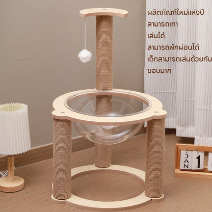 เสาสำหรับแมวข่วน 5 in 1 อพาร์ตเมนต์แมว - 图片19