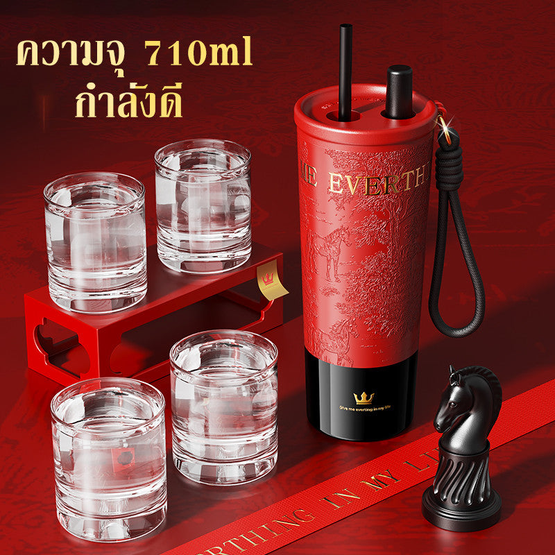 ขวดน้ำเก็บความเย็นรุ่นพิเศษปีม้า 2026 เป็นของขวัญปีใหม่ที่สมบูรณ์แบบ - 图片5