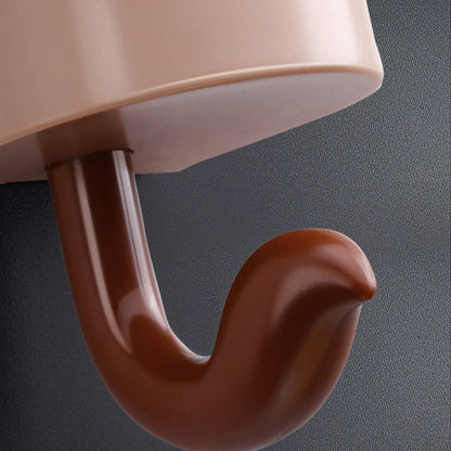 ตะขอกระรอกไม่มีการเจาะตะขอตะขอติดหนึบขนาดเล็กสร้างสรรค์ตะขอแขวนผนัง - 图片6