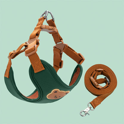 สายจูงสัตว์เลี้ยง, สายรัดอกสุนัขพร้อมสายจูง, ปรับได้ - 图片7