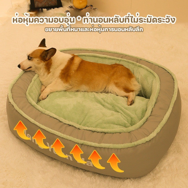 ที่นอนสัตว์เลี้ยงแบบกำมะหยี่ - 图片1