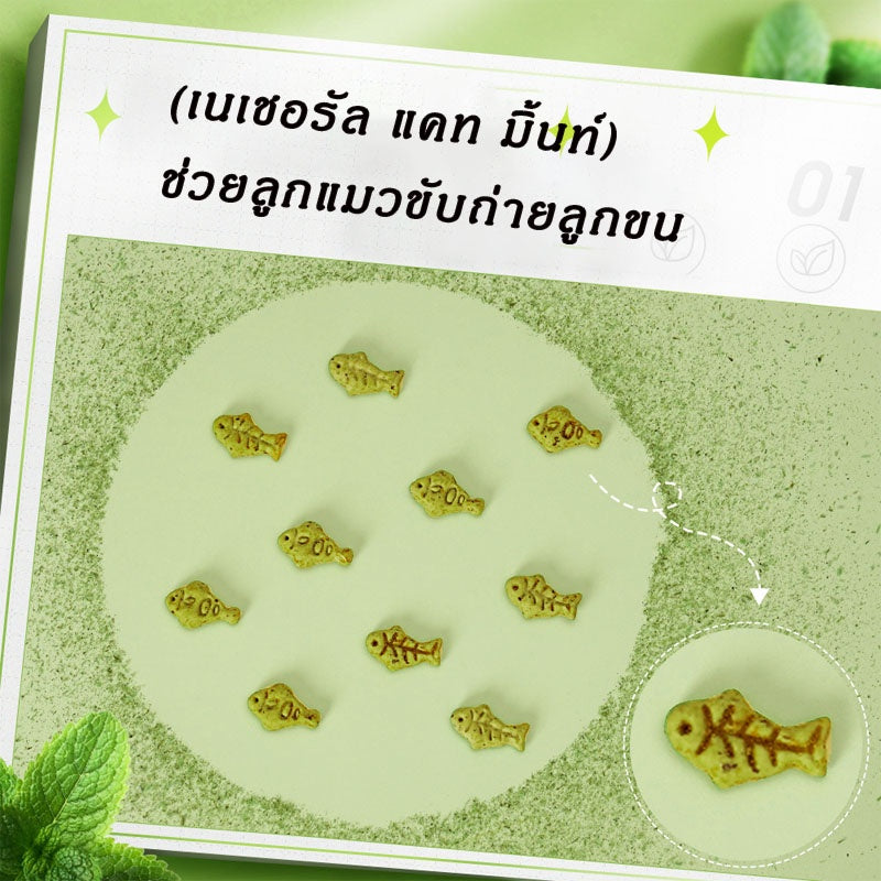 คุกกี้สัตว์เลี้ยงมินิ รูปปลาเล็ก 80g - 图片3