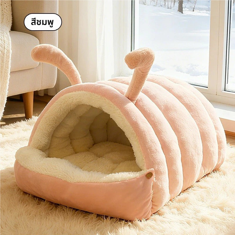 ที่นอนสัตว์เลี้ยงรูปหนอน/ที่นอนผ้าฝ้าย นุ่มสบาย