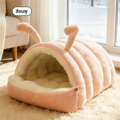 ที่นอนสัตว์เลี้ยงรูปหนอน/ที่นอนผ้าฝ้าย นุ่มสบาย