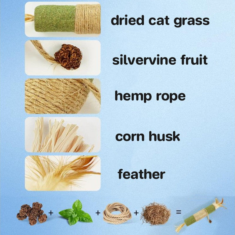 ของเล่นแปรงสีฟันไม้สำหรับแมว - 图片2