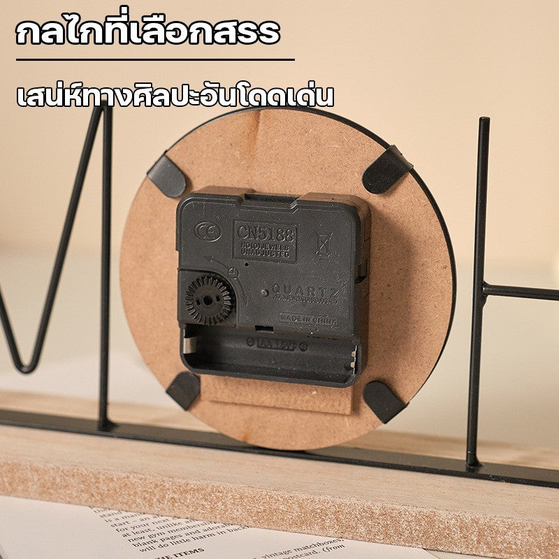นาฬิกาตั้งโต๊ะตัวอักษร Home - 图片4