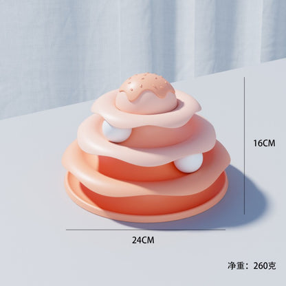 ของเล่นแมว รางบอลแมว พร้อมแผงเสียงขนนก - 图片20