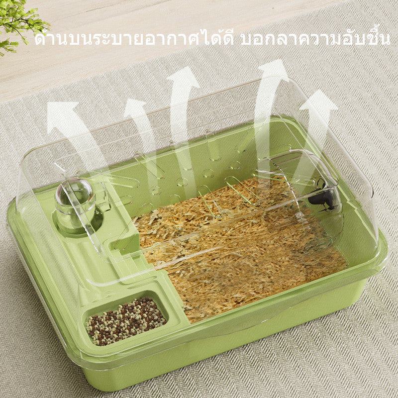 กรงหนูแฮมสเตอร์พกพาพร้อมอุปกรณ์ - 图片1