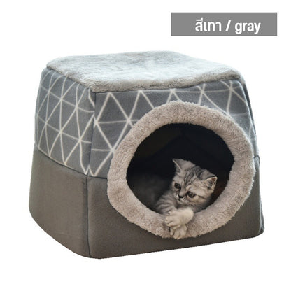 เตียงสัตว์เลี้ยงแบบกึ่งปิด 2-in-1 - 图片20