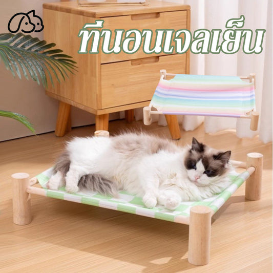 ที่นอนแมวเจลระบายความร้อน แผ่นรองนอนแมวระบายความร้อน รับน้ำหนักได้ดี - 主图