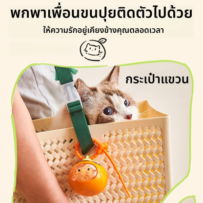 พวงกุญแจแมวใส ที่เก็บขนแมวสุดสร้างสรรค์ - 图片1