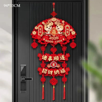 ของตกแต่งตรุษจีนปี 2026: ดีไซน์การ์ตูนสัตว์ 12 ราศีแบบ 3 มิติ - 图片13